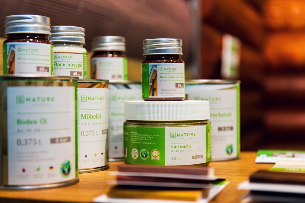 Натуральные краски для дерева